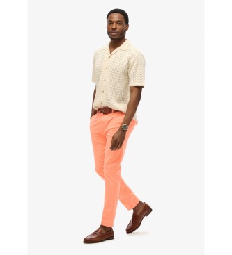 Superdry International orange chino trousers