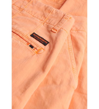Superdry International orange chino trousers