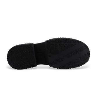 Armani Exchange Mat Action lderloafers svart