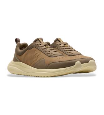 Clarks Lt360 Lace braune Leder Turnschuhe