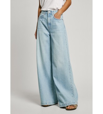 Pepe Jeans Jeans a gamba larga MW Stud blu