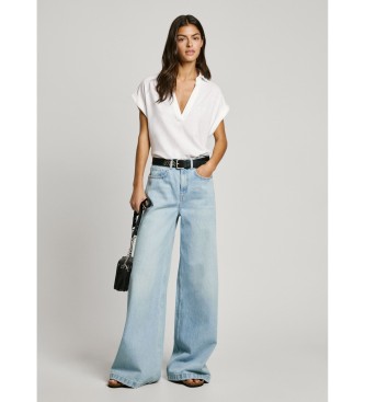 Pepe Jeans Jeans a gamba larga MW Stud blu