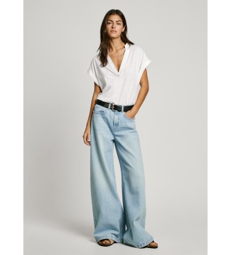 Pepe Jeans Jeans a gamba larga MW Stud blu
