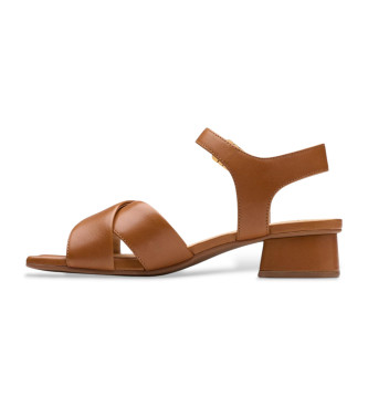 Clarks Ledersandalen Serina35 Cross braun