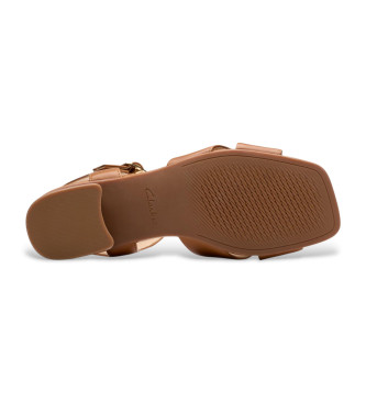 Clarks Ledersandalen Serina35 Cross braun