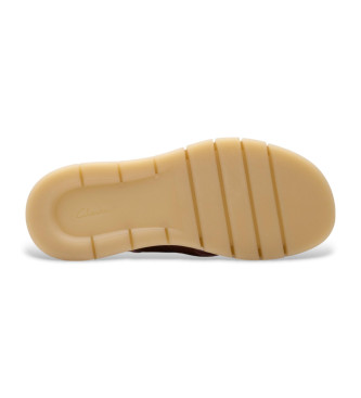 Clarks Tuscan Cross Ledersandalen rosa