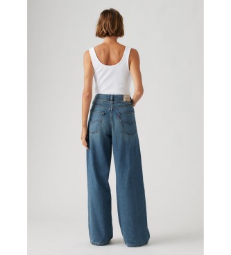 Levi's Jeans XL Recht Linnen+ Denim blauw