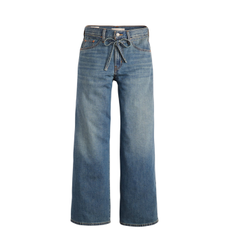 Levi's Jeans XL Recht Linnen+ Denim blauw