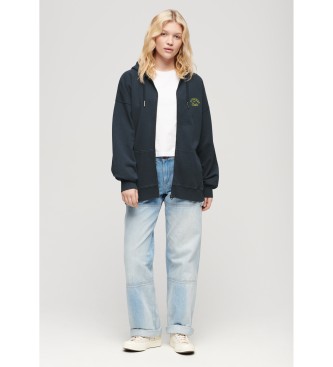 Superdry Athletic Essential Extra Large Hoodie Navy