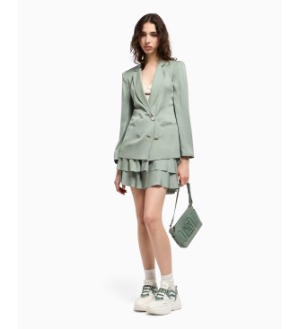 Armani Exchange Turnschuhe in verschiedenen Materialmischungen, wei, grn