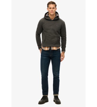 Superdry Sweatshirt com capuz e logtipo Essential preto