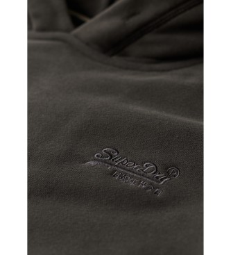 Superdry Sweatshirt com capuz e logtipo Essential preto
