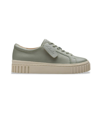Clarks Chaussures en cuir Mayhill Walk vertes