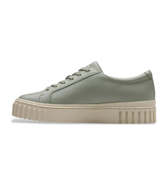 Clarks Chaussures en cuir Mayhill Walk vertes