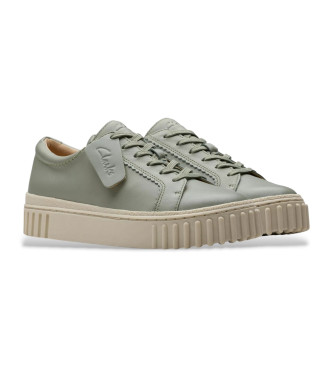 Clarks Chaussures en cuir Mayhill Walk vertes