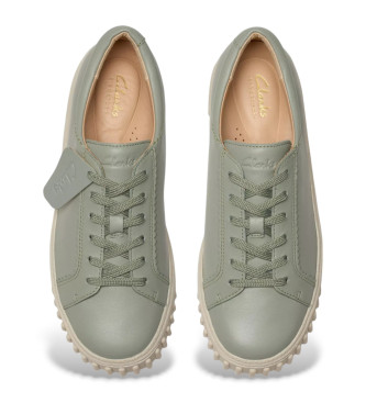 Clarks Chaussures en cuir Mayhill Walk vertes