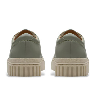 Clarks Chaussures en cuir Mayhill Walk vertes