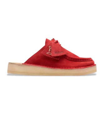 Clarks DSRTNomad rdeče cokle usnjeni čevlji
