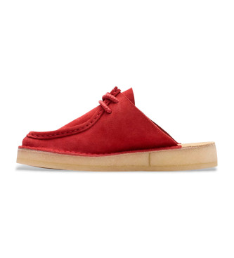 Clarks DSRTNomad rdeče cokle usnjeni čevlji
