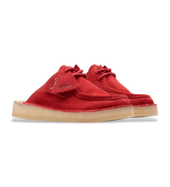 Clarks DSRTNomad rdeče cokle usnjeni čevlji