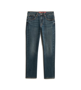Superdry Vintage Slim ravne kavbojke modre barve