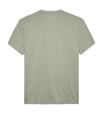 Tommy Jeans Round neck T-shirt with green logo