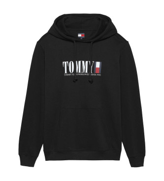 Tommy Jeans Sweatshirt grfica preta