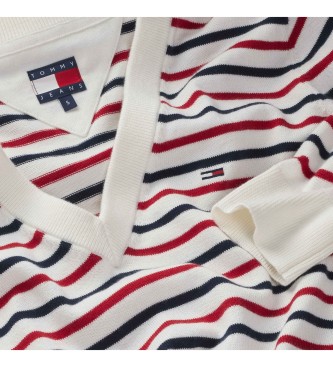 Tommy Jeans Wielokolorowy cienki sweter