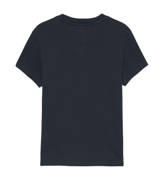 Tommy Jeans T-shirt blu navy lineare sottile