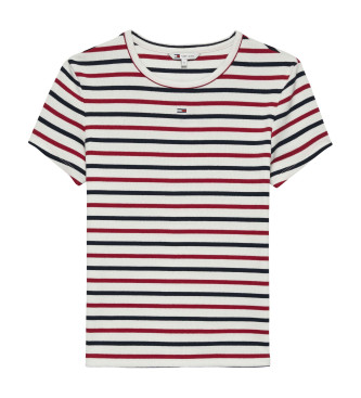 Tommy Jeans T-shirt girocollo multicolore slim fit