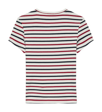 Tommy Jeans T-shirt girocollo multicolore slim fit
