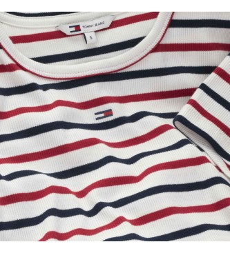 Tommy Jeans T-shirt girocollo multicolore slim fit
