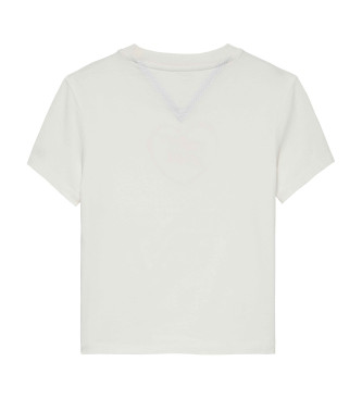 Tommy Jeans Maglietta Cuore Bianco