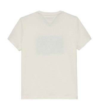 Tommy Jeans Maglietta floreale bianca