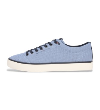 Tommy Hilfiger Sapatilhas de malha com logtipo bordado em azul