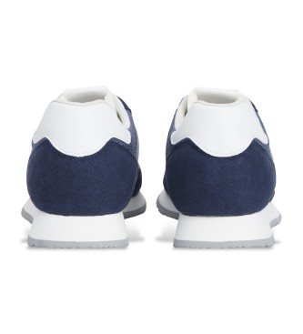 Tommy Jeans Trainers with navy logo and mixed textures