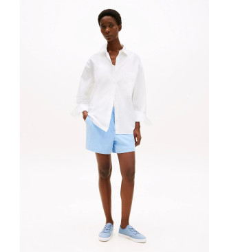 Tommy Hilfiger Baskets en toile avec logo maill bleu