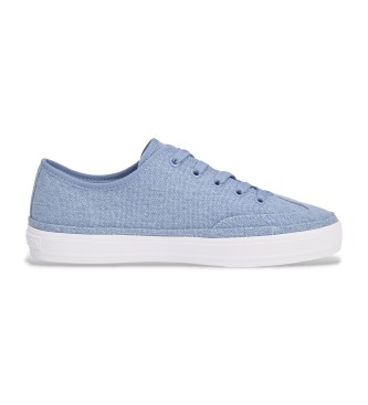 Tommy Hilfiger Baskets en toile avec logo maill bleu