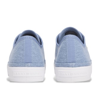 Tommy Hilfiger Baskets en toile avec logo maill bleu