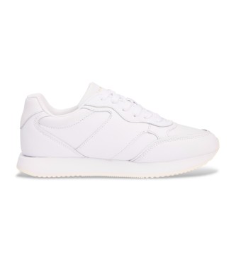 Tommy Hilfiger Leren sneakers Runner wit