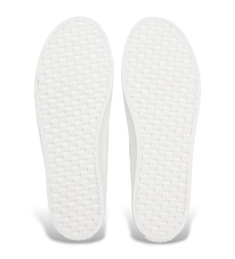 Tommy Hilfiger Baskets en maille avec monogrammes brods en blanc