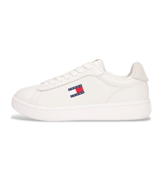 Tommy Jeans Baskets en cuir Archive 98 blanc