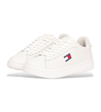 Tommy Jeans Baskets en cuir Archive 98 blanc
