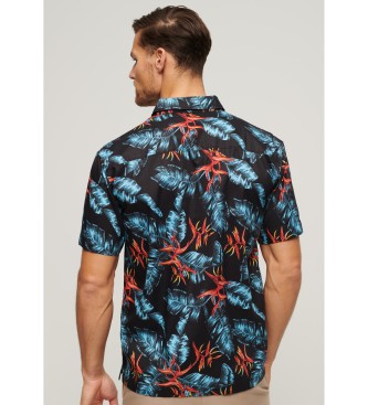 Superdry Koszula hawajska w kolorze granatowym