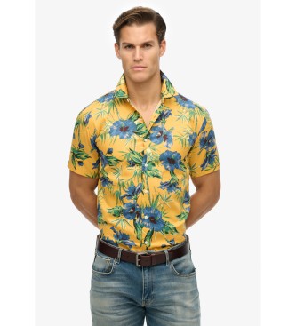 Superdry Chemise hawaenne jaune