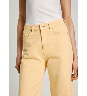 Pepe Jeans Jeans Straight Uhw jaune