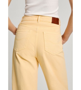Pepe Jeans Jeans Straight Uhw jaune