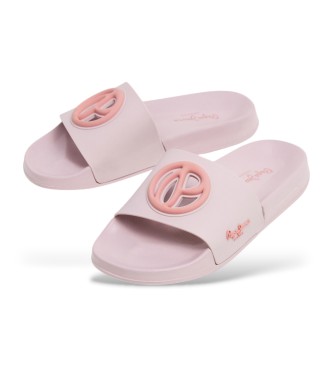 Pepe Jeans Chanclas Slider Brand lila