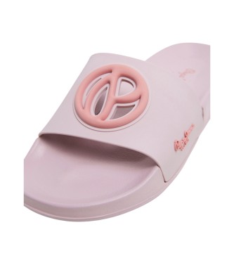 Pepe Jeans Chanclas Slider Brand lila
