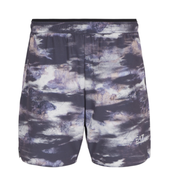 EA7 Dynamic Athlete shorts in Ventus7 technical fabric multicoloured